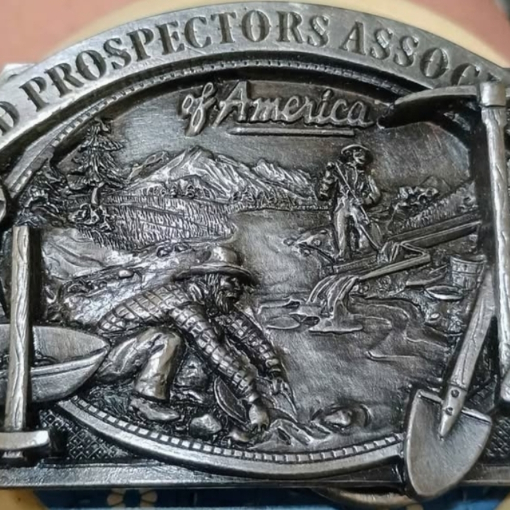 Silver-Tone Belt Buckle
